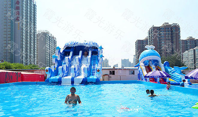 潞城大型充气泳池